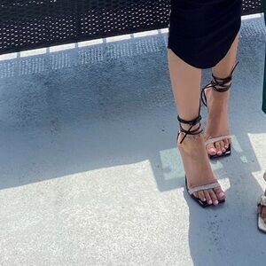 Elegant Beige Strappy Sandals